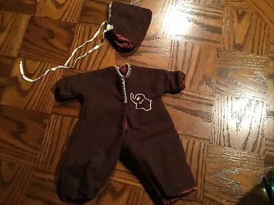 Vintage Handmade Wool Babydoll Outfit And Bonnet • $20