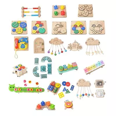 Busy Board DIY Material Practical Skill For Children Travel Toy • £10.39