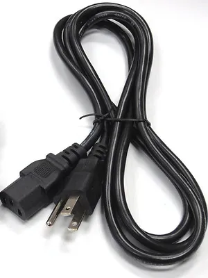 $8.99 • Buy AC Power Cord Cable For XBOX 360 - PS3 (Fat) - PC PRINTERS LCD TV (3 PRONG)