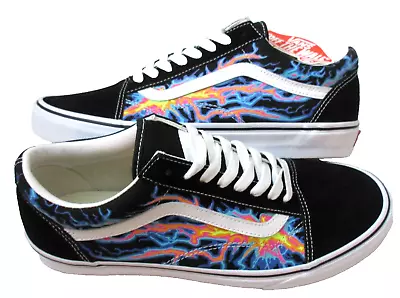 Vans Men's Old Skool Electric Flame Glow In The Dark Skate Shoes Size 13 NIB • $54.99