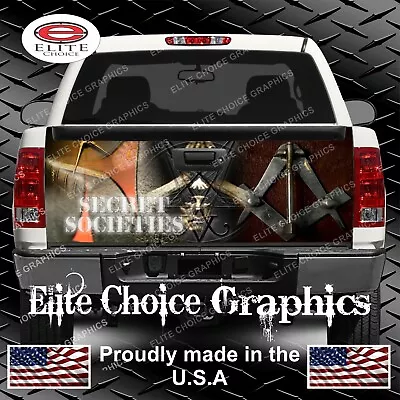 Free Masons Truck Tailgate Wrap Vinyl Graphic Decal Wrap • $53.74