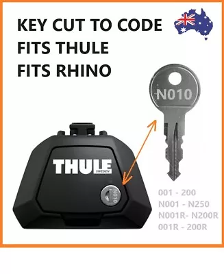 Fits Thule Roof Rack Key & Ski Rack Keys  N  Series Replacement Key N001 To N250 • $12.97