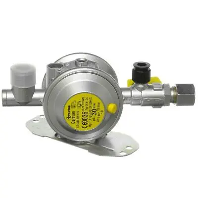 Genuine Truma Bulkhead Gas Regulator 10mm Pipe 30mbar Caravan Motorhome 0129467 • £43.96