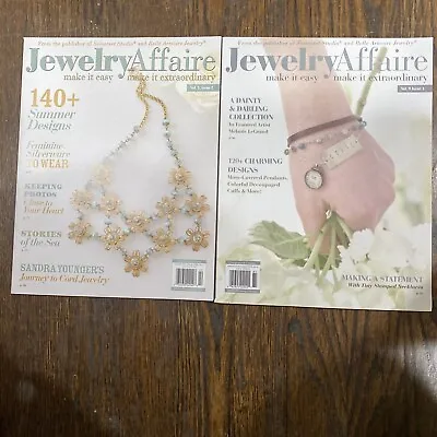 Jewelry Affaire Jewelry Making Magazines 2 Issues Spring 2018 And Summer 2014 • $18.50