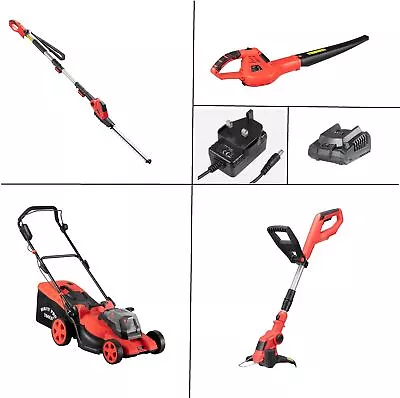 DpT Cordless Strimmer Hedge Trimmer Leaf Blower Lawn Mower Battery 20v Charger • £169.99