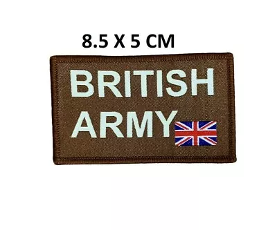 Union Jack Flag British Army Forces Sew On Embroidered Patch Jeans Jacket 1094 • £1.99