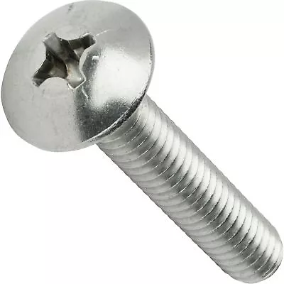 6-32 X 3/8  Phillips Truss Head Machine Screws Stainless Steel 18-8 Qty 100 • $10