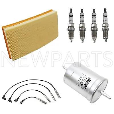 For VW Beetle Golf Jetta Tune Up Kit Air & Fuel Filters And Spark Plug Wire Sets • $119.95