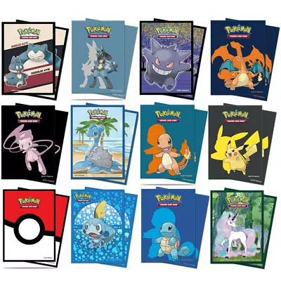 ULTRA PRO Pokemon Card Sleeves 65 Card Sleeves! Standard Size Deck Protector • £6.90