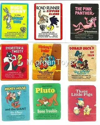 Vintage FISHER-PRICE MOVIE VIEWER CARTRIDGE REPLACEMENT LITHOS  STICKERS DECALS • $12.99