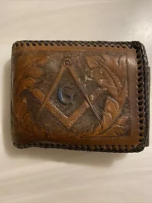 Antique Masonic Wallet • $10