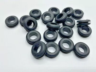 Rubber Grommets 3/8  ID X 1/2  GD 1/16  Groove (15 Pieces) • $9.99