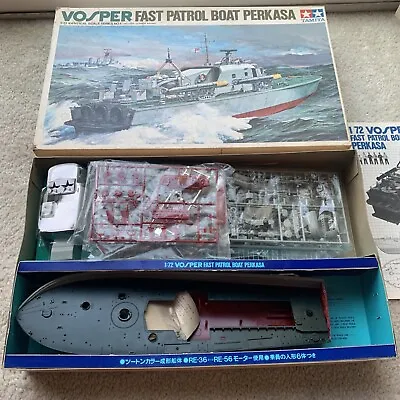 $100 • Buy Tamiya Vosper Fast Patrol Boat Perkasa 1/72 Scale Model Kit