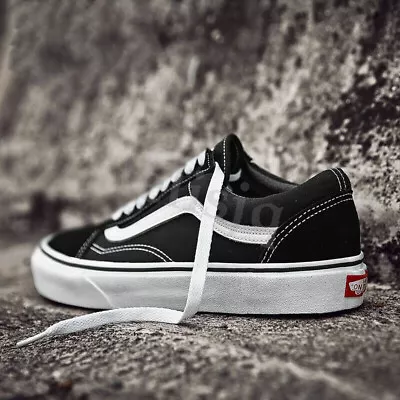 2024 VAN Old Skool Skate Shoes Black All Size Classic Canvas Running Sneakers UK • £25.99