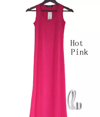 AU SELLER Celeb Style Jersey Stretch Maxi Dress Multiple Colour Dr131 • $19.99