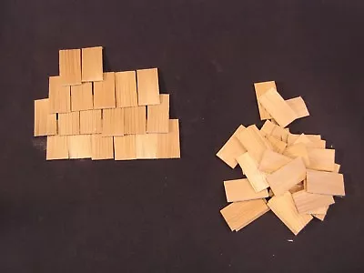 $5.25 • Buy Shingles Rectangular  100 Pc/pkg Dollhouse Miniature #7004 Roofing  1/12 Scale