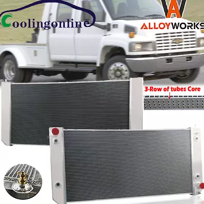 3 Row Radiator For 03-09 05 Chevy Gmc C4500 C5500 C6500 Topkick Kodiak 6.6l 8.1l • $236.38