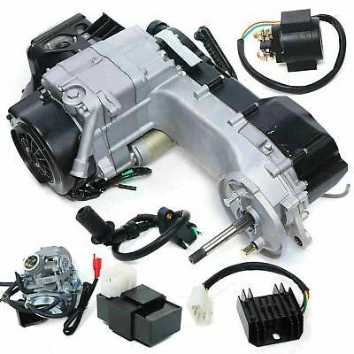 150CC 4-Stroke Long Case GY6 Moped Scooter Auto Motor Electric Engine Motor CVT • $331.55