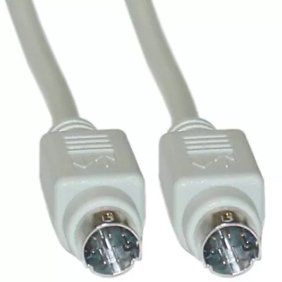 25ft Apple Serial Cable Mini DIN 8 Pin Male To Mini DIN 8 Pin Male 10M3-04125 • $8.99