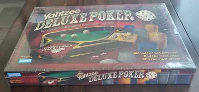 Yahtzee Deluxe Poker - NEW SEALED - Rare - Paker Brothers 2005 • $29.55