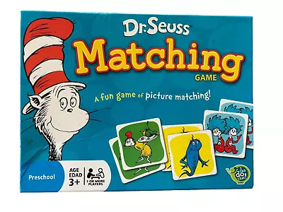 Dr Seuss Matching Game Cat In The Hat Memory Match  Children’s 2011 • $12