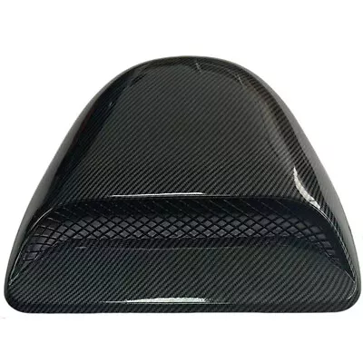 Car Hood Scoop Vent Bonnet Cover Air Flow Intake Decorative Carbon Fiber Look • $23.30