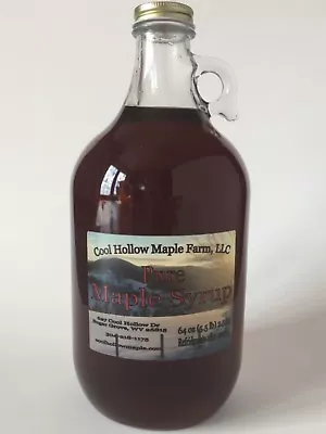 Pure West Virginia Maple Syrup- Half Gallon • $50