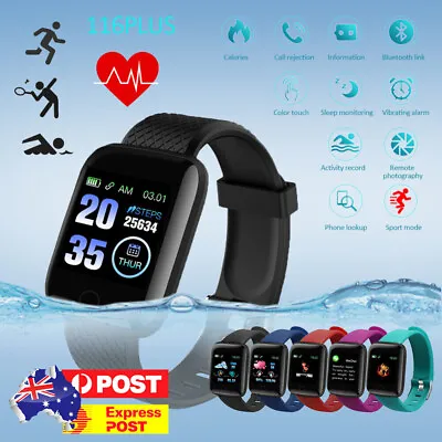 Sports Smart Watch Bracelet Heart Rate Blood Pressure Fitness Tracker • $9.99