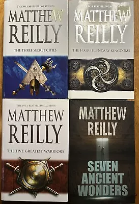 4 X Matthew Reilly Jack West Jr Series First Editions Seven Ancient Wonders HCDJ • $63