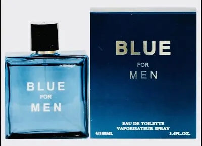 Free Shipping PERFUME For Men BLUE 100ml 3.4fl.oz Long Lasting Fragrance Cologne • $12.60