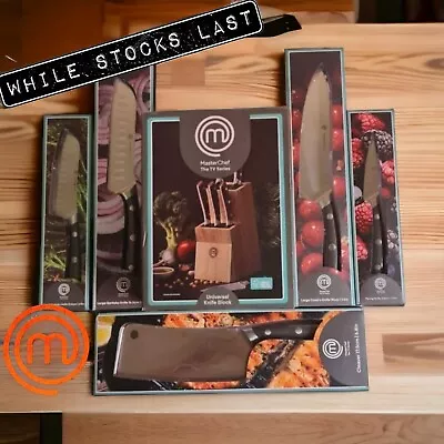 MasterChef 5 Knife Set With Block FREE Shipping  • $47.28