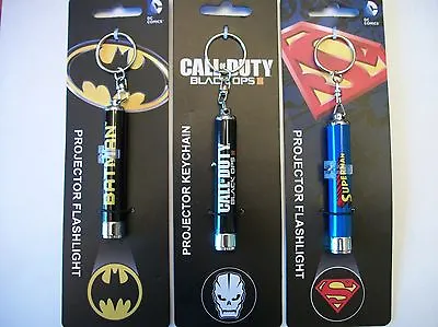 Projection Flashlight Keychain Batman Call Of Duty Spiderman Superman Projector • $14.50