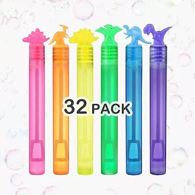 32-Pack Mini Bubble Wands Dinosaur Toys For Kids Party Favors Goodie Bags • $27.90