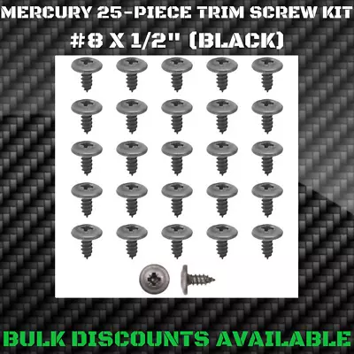 1960+ Mercury Comet Interior Exterior Wheel Well Molding Trim Screws #8 X 1/2  • $14.96