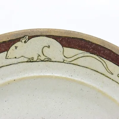 $1995 • Buy SEG Saturday Evening Girls Paul Revere Pottery Mouse Band Plate Arts & Crafts