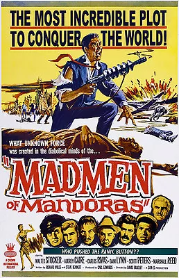 Madmen Of Mandoras - 1963 - Movie Poster • $9.99