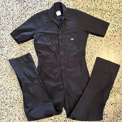 Dickies Mens Short Sleeve 33999BK  Work Wear Uniform Coveralls Size S Reg • $27.50