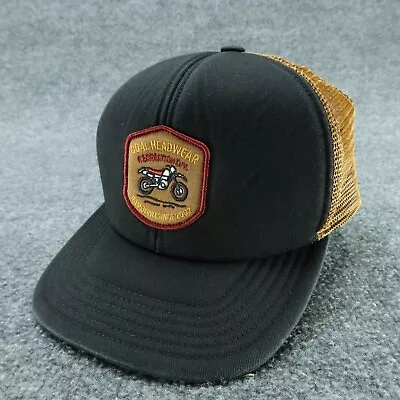 Coal Headwear Hat Motorcycle Rambling Recreation Trucker Cap Mens Black Patch • $22.99