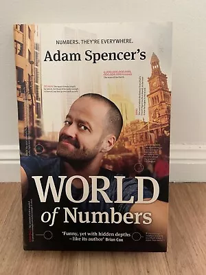 World Of Numbers By Adam Spencer's 2015 Paperback Book Math Numbers Non-Fiction • $7