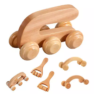 Wood Therapys Roller Massage Tool Muscle Belly Relief Tool Wooden Massager • $9.83