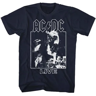 ACDC Monsters Of Rock Live Concert Men's T Shirt Guitar Shredding Band Merch Top • $26.50