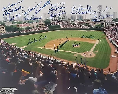 Wrigley Field 8x10 Photo SIGNED By 17 Chicago Cubs Legends Inc. Fergie Jenkins + • $119