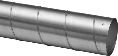 Galvanised Steel Spiral Ducting 1M Ventilation Ducting Extraction Hydroponic • £42.12