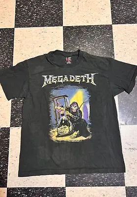 Vtg Megadeth Shirt Countdown To Extinction Tour Concert Rock Tee XL 92' Giant • $199.99