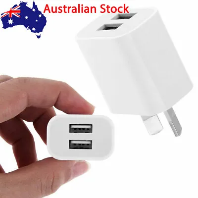 $7.50 • Buy Universal Travel Dual USB 5V 2 AAC Home Charger Wall Power Adapter AU Plug Phone