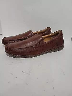 Born Brown Leather Slip-on Casual Comfort Mens 14m Shoes • $34.99