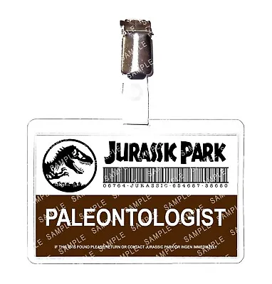 Jurassic Park Paleontologist Cosplay Film Prop Fancy Dress Comic Con Book Day • $13.53