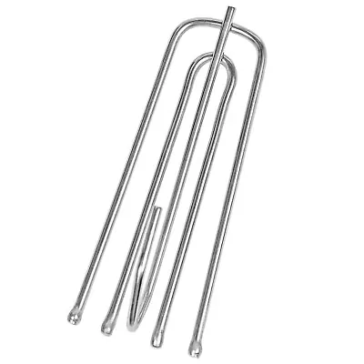 $9.79 • Buy Stainless Steel Curtain Pleater Tape Hooks Traverse Pleater 4 Prong Curtain Hook