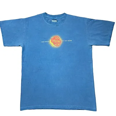 VTG Krispy Kreme Doughnuts Hot Sign Light You Know By The Glow Adult T-shirt M • $6.99