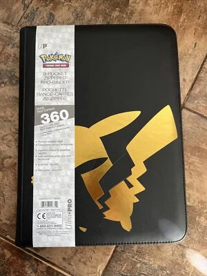 $30 • Buy Ultra Pro Elite Series Zippered Pro Binder 9 Pocket Pikachu - New & On Hand!